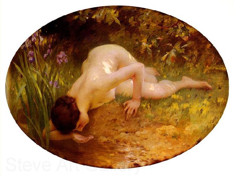 Charles-Amable Lenoir The Bather Norge oil painting art